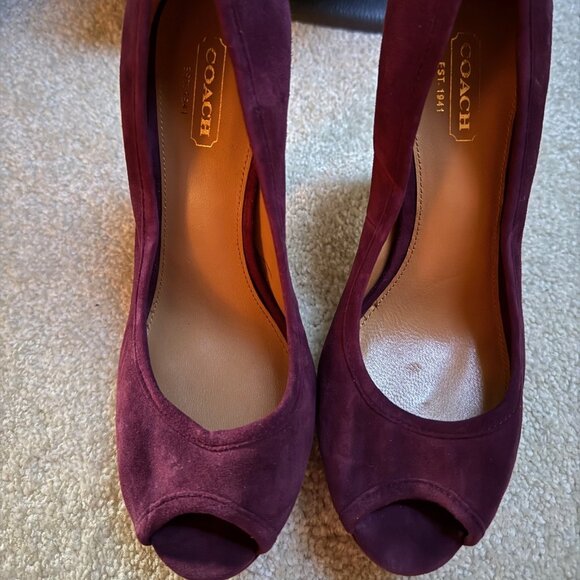 Coach Breanna Peep-toe Heels - Picture 1 of 7